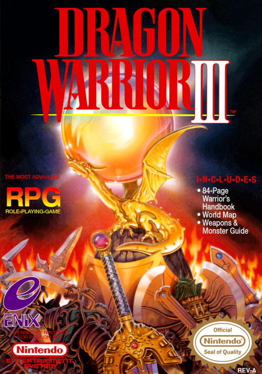 Dragon Warrior III (USA) box art